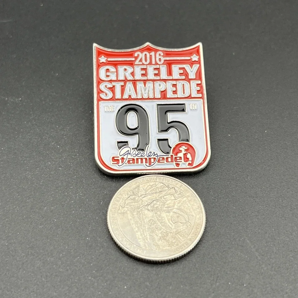 2016 Greeley‎ Stampede Rodeo 95 Years Lapel Hat Pin